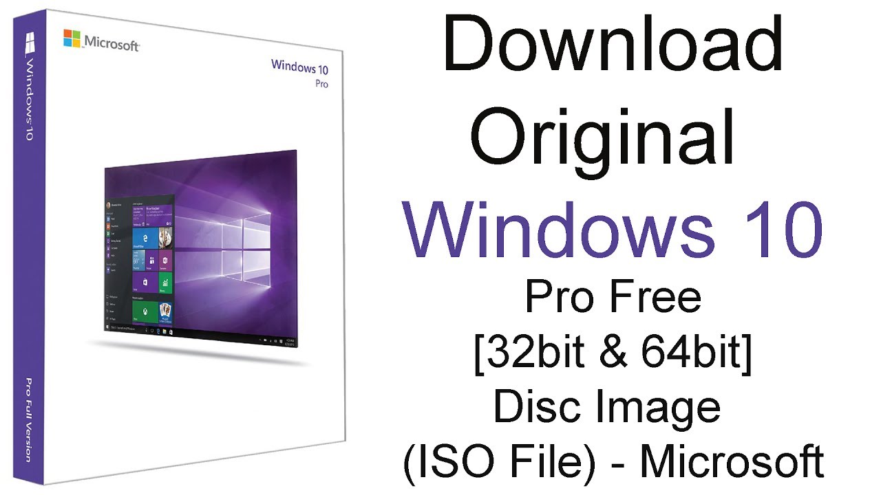 window 10 pro free install